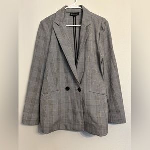 INC International Concepts Double Breasted Blazer Jacket